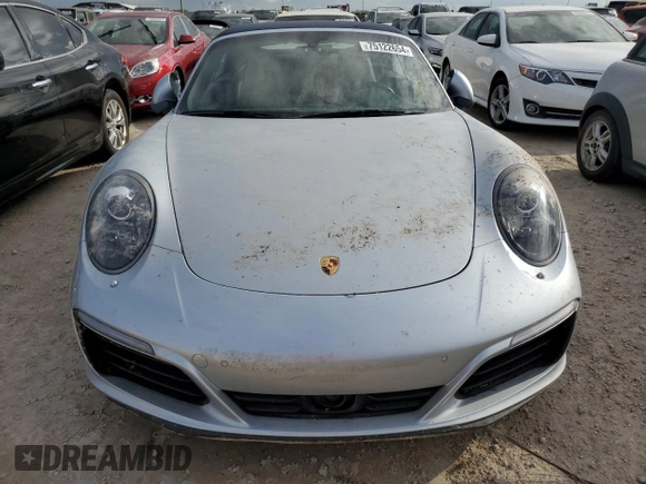 2017 Porsche 911 Carrera with VIN WP0CA2A95HS142279, listed as a Copart auction lot 75122654 with Not Provided miles and Salvage Title. Bid and sale history available at DreamBid. Image 5.