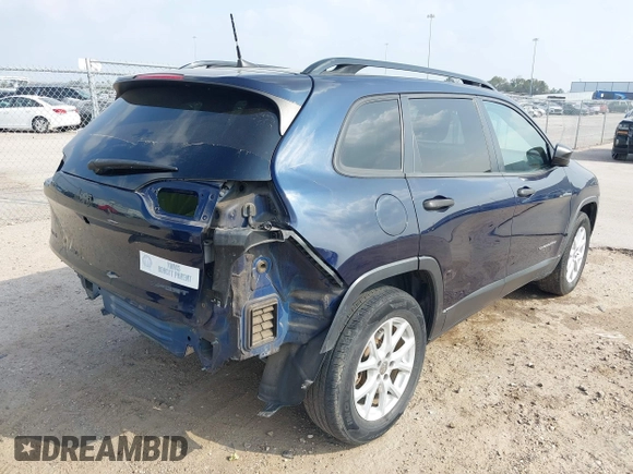 2016 Jeep Cherokee Sport z VIN 1C4PJMAS9GW286957, wystawiony jako IAAI lot #41781467 z przebiegiem 120 855 mil mil oraz . Historia ofert i sprzedaży dostępna na DreamBid. Obrazek 4.