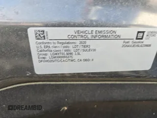 2020 Chevrolet Equinox LT z VIN 2GNAXJEV6L6239808, wystawiony jako IAAI lot #42396785 z przebiegiem 34 395 mil mil oraz . Historia ofert i sprzedaży dostępna na DreamBid. Obrazek 3.