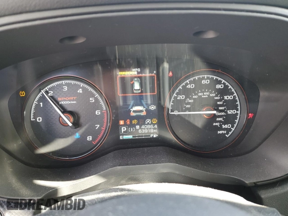 2022 Subaru Forester Sport with VIN JF2SKAJC3NH400677, listed as a Copart auction lot 50601685 with 63,918 mi miles and Salvage Title. Bid and sale history available at carsss.com. Image 9.