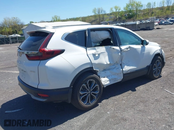 2021 Honda CR-V EX-L with VIN 2HKRW2H87MH678152, listed as a IAAI auction lot 42132825 with 35,241 mi miles and . Bid and sale history available at DreamBid. Image 4.
