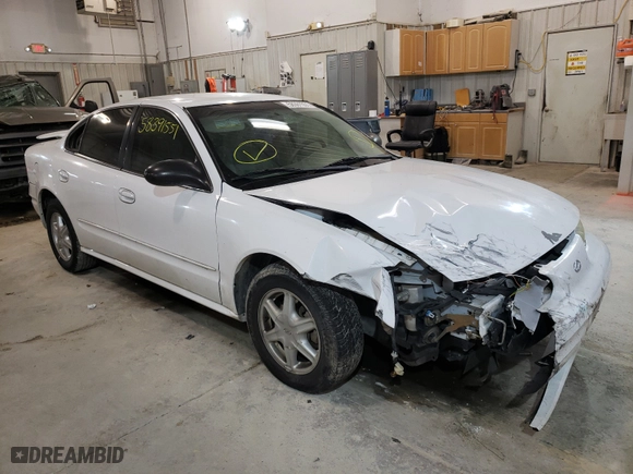 2004 Oldsmobile Alero GL1 with VIN 1G3NL52F24C197446, listed as a Copart auction lot 52814415 with 155,833 mi miles and Non Repairable. Bid and sale history available at carsss.com. Image 1.