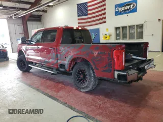 2024 Ford F-250 XL with VIN 1FT7W2BA4REE20696, listed as a Copart auction lot 56710255 with 20,917 mi miles and Salvage title. Bid and sale history available at DreamBid. Image 2.