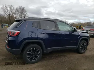 2019 Jeep Compass Trailhawk with VIN 3C4NJDDB2KT597762, listed as a Copart auction lot 53134575 with 85,119 mi miles and Salvage Title. Bid and sale history available at carsss.com. Image 3.