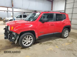 2020 Jeep Renegade Sport with VIN ZACNJAAB3LPL03293, listed as a Copart auction lot 83691994 with 105,208 mi miles and Salvage Title. Bid and sale history available at carsss.com. Image 1.