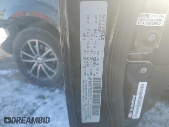 2018 Dodge Journey SE with VIN 3C4PDCAB2JT275877, listed as a Copart auction lot 89379655 with 141,684 mi miles and Salvage Title. Bid and sale history available at carsss.com. Image 16.
