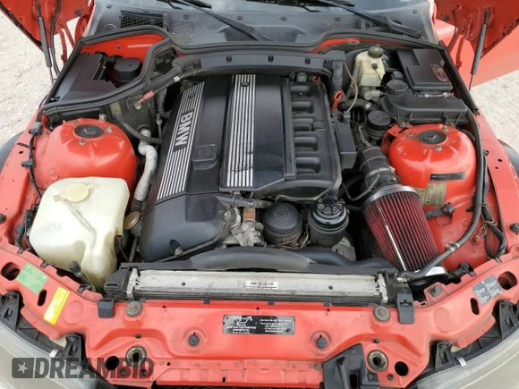 2000 BMW Z3 2.5L with VIN WBACH9349YLF88760, listed as a Copart auction lot 58447054 with 241,754 mi miles and Salvage Title. Bid and sale history available at carsss.com. Image 11.