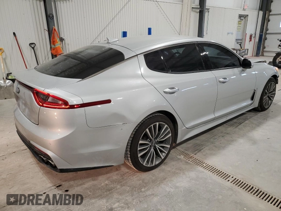 2018 Kia Stinger with VIN KNAE15LA9J6011899, listed as a Copart auction lot 88929115 with 95,311 mi miles and Salvage Title. Bid and sale history available at DreamBid. Image 3.