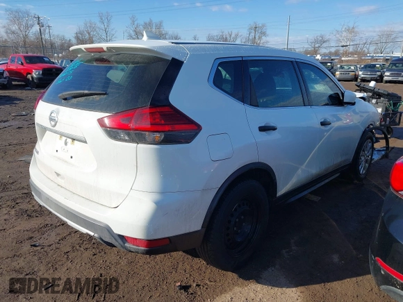 2017 Nissan Rogue S with VIN KNMAT2MT3HP560173, listed as a IAAI auction lot 41661855 with 108,624 mi miles. Bid and sale history available at carsss.com. Image 4.