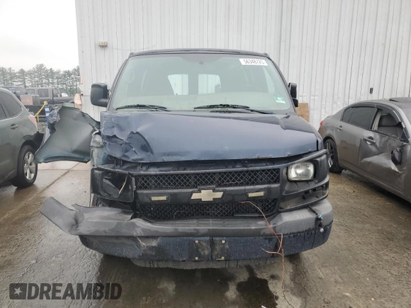 2013 Chevrolet Express Cargo with VIN 1GCWGFCA3D1125104, listed as a Copart auction lot 56348725 with Not provided miles and Salvage title. Bid and sale history available at DreamBid. Image 5.