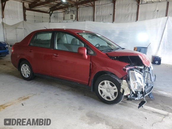 2011 Nissan Versa S with VIN 3N1BC1AP7BL468978, listed as a Copart auction lot 51956355 with 131,307 mi miles and Salvage title. Bid and sale history available at DreamBid. Image 4.