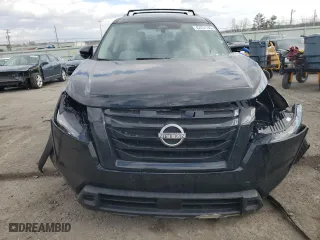2024 Nissan Pathfinder SV with VIN 5N1DR3BCXRC235674, listed as a Copart auction lot 42701745 with 10,340 mi miles and Salvage Title. Bid and sale history available at carsss.com. Image 5.