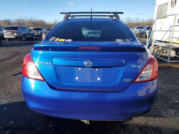 2014 Nissan Versa S Plus with VIN 3N1CN7AP8EL816728, listed as a Copart auction lot 85380744 with 125,432 mi miles and Clean Title. Bid and sale history available at carsss.com. Image 6.