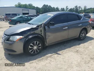 2015 Nissan Sentra SV z VIN 3N1AB7AP8FY383593, wystawiony jako Copart lot #57117425 z przebiegiem 79 452 mil mil oraz Szkoda całkowita • Salvage title. Historia ofert i sprzedaży dostępna na DreamBid. Obrazek 1.