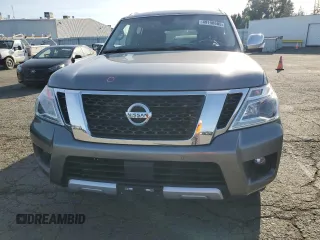 2017 Nissan Armada Platinum z VIN JN8AY2NF1H9300454, wystawiony jako Copart lot #49198605 z przebiegiem 109 546 mil mil oraz Szkoda całkowita • Salvage title. Historia ofert i sprzedaży dostępna na DreamBid. Obrazek 5.