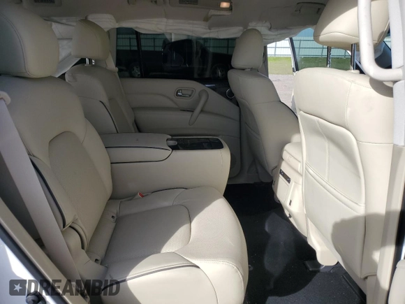 2022 Infiniti QX80 LUXE with VIN JN8AZ2AF9N9743479, listed as a Copart auction lot 49487225 with 44,780 mi miles and Salvage Title. Bid and sale history available at carsss.com. Image 11.