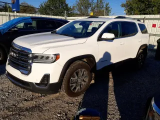 2021 GMC Acadia SLE with VIN 1GKKNRLS2MZ209354, listed as a Copart auction lot 75448104 with 49,011 mi miles and Salvage Title. Bid and sale history available at carsss.com. Image 1.