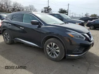 2018 Nissan Murano SL with VIN 5N1AZ2MH1JN141407, listed as a Copart auction lot 49082455 with 92,050 mi miles and Salvage Title. Bid and sale history available at DreamBid. Image 4.