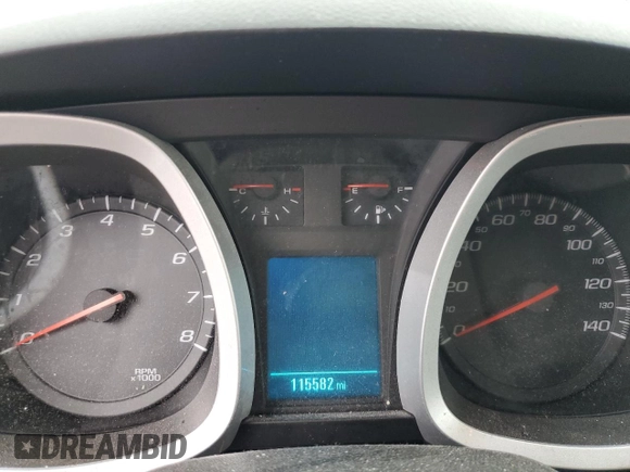 2013 Chevrolet Equinox LS with VIN 2GNALBEK5D6357048, listed as a Copart auction lot 50870495 with 115,582 mi miles and Salvage Title. Bid and sale history available at DreamBid. Image 9.