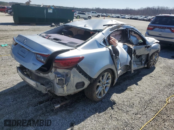 2017 Mazda 6 Touring with VIN JM1GL1V59H1106419, listed as a Copart auction lot 48914995 with 90,705 mi miles and Salvage Title. Bid and sale history available at carsss.com. Image 3.