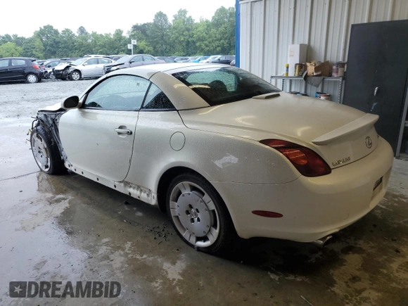 2004 Lexus SC 430 with VIN JTHFN48Y040059843, listed as a Copart auction lot 58517275 with 139,231 mi miles and Salvage title. Bid and sale history available at DreamBid. Image 2.
