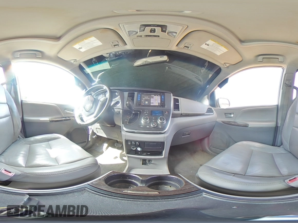 2015 Toyota Sienna XLE with VIN 5TDYK3DCXFS672544, listed as a Copart auction lot 52135735 with 181,780 mi miles and Salvage Title. Bid and sale history available at carsss.com. Image 15.