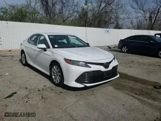 2020 Toyota Camry LE with VIN 4T1C11AK2LU961935, listed as a Copart auction lot 51015765 with 64,444 mi miles and Salvage Title. Bid and sale history available at carsss.com. Image 11.