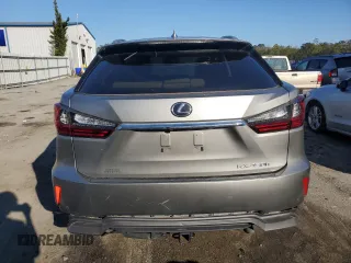 2017 Lexus RX with VIN 2T2BGMCA8HC017531, listed as a Copart auction lot 75051144 with 51,648 mi miles and Salvage Title. Bid and sale history available at carsss.com. Image 6.