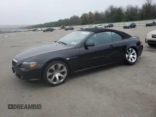 2006 BMW 6 Series 650Ci with VIN WBAEK13446CN76201, listed as a Copart auction lot 62702464 with 126,592 mi miles and Salvage Title. Bid and sale history available at carsss.com. Image 1.