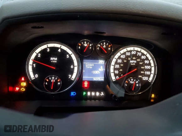 2012 Ram 2500 ST with VIN 3C6TD5HT8CG269075, listed as a Copart auction lot 84477424 with 96,975 mi miles and Salvage Title. Bid and sale history available at carsss.com. Image 9.