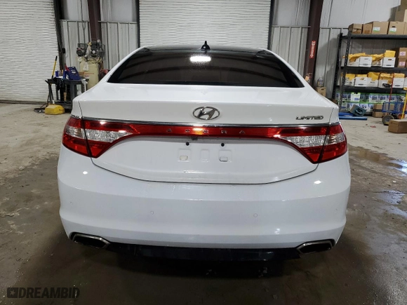 2015 Hyundai Azera Limited with VIN KMHFH4JG1FA448378, listed as a Copart auction lot 76099764 with 117,489 mi miles and Salvage Title. Bid and sale history available at carsss.com. Image 6.