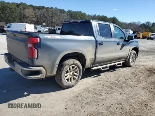 2021 Chevrolet Silverado 1500 LT with VIN 1GCUYDED6MZ317425, listed as a Copart auction lot 42543185 with 117,969 mi miles and Salvage Title. Bid and sale history available at carsss.com. Image 3.
