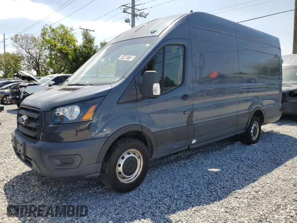 2020 Ford Transit Cargo with VIN 1FTBR3X8XLKA72246, listed as a Copart auction lot 57000035 with 65,458 mi miles and Salvage Title. Bid and sale history available at DreamBid. Image 1.