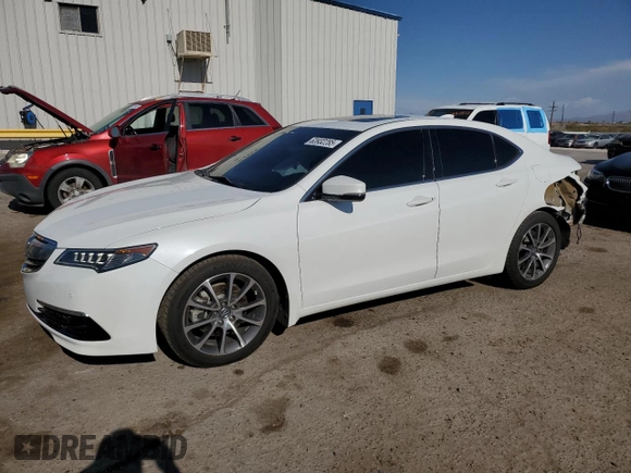 2015 Acura TLX Advance with VIN 19UUB2F74FA022051, listed as a Copart auction lot 63932285 with 58,326 mi miles and Salvage title. Bid and sale history available at DreamBid. Image 1.