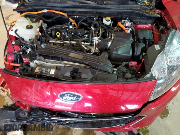 2021 Ford Escape Titanium Hybrid with VIN 1FMCU0DZ7MUB20799, listed as a Copart auction lot 58835735 with 37,767 mi miles and Salvage title. Bid and sale history available at DreamBid. Image 12.