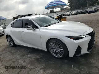 2023 Lexus IS with VIN JTHDA1D2XP5125048, listed as a Copart auction lot 76062634 with 35,717 mi miles and Salvage Title. Bid and sale history available at carsss.com. Image 4.