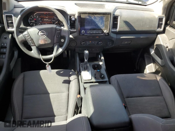 2022 Nissan Frontier S with VIN 1N6ED1EJXNN615051, listed as a Copart auction lot 54956615 with 46,826 mi miles and Salvage title. Bid and sale history available at DreamBid. Image 8.