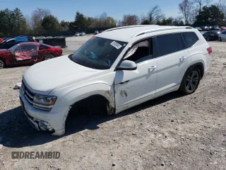 2019 Volkswagen Atlas SE z VIN 1V2XR2CA0KC502656, wystawiony jako Copart lot #50589045 z przebiegiem 131 954 mil mil oraz Szkoda całkowita • Salvage title. Historia ofert i sprzedaży dostępna na DreamBid. Obrazek 1.