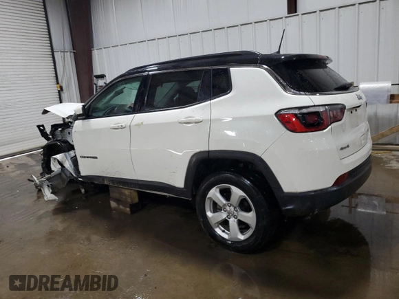 2019 Jeep Compass Altitude z VIN 3C4NJDBBXKT656785, wystawiony jako Copart lot #59485815 z przebiegiem 85 940 mil mil oraz Szkoda całkowita • Salvage title. Historia ofert i sprzedaży dostępna na DreamBid. Obrazek 2.