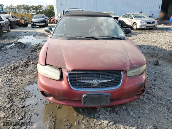 2000 Chrysler Sebring JXi with VIN 3C3EL55H3YT211480, listed as a Copart auction lot 70532014 with 143,610 mi miles and Salvage Title. Bid and sale history available at carsss.com. Image 5.