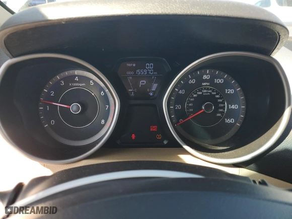 2013 Hyundai Elantra Limited with VIN KMHDH4AE1DU713916, listed as a Copart auction lot 49657565 with 155,970 mi miles and Salvage Title. Bid and sale history available at carsss.com. Image 9.