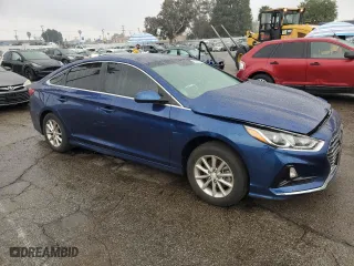 2019 Hyundai Sonata SE with VIN 5NPE24AF8KH820942, listed as a Copart auction lot 48597665 with 54,779 mi miles and Salvage Title. Bid and sale history available at carsss.com. Image 4.