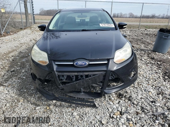 2014 Ford Focus SE with VIN 1FADP3F28EL383303, listed as a Copart auction lot 51874625 with 99,472 mi miles and Salvage Title. Bid and sale history available at carsss.com. Image 5.