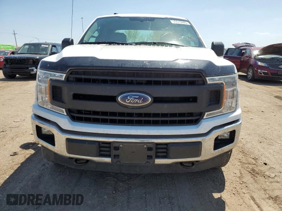 2018 Ford F-150 XL with VIN 1FTEX1EB4JKF21861, listed as a Copart auction lot 55510405 with 45,035 mi miles and Salvage title. Bid and sale history available at DreamBid. Image 5.
