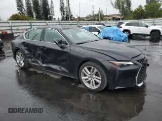 2023 Lexus IS 300 with VIN JTHCA1D21P5126293, listed as a Copart auction lot 89266235 with 8,628 mi miles and Salvage title. Bid and sale history available at DreamBid. Image 4.