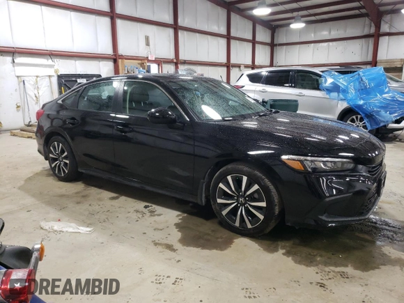 2024 Honda Civic EX z VIN 2HGFE1F7XRH303951, wystawiony jako Copart lot #58736045 z przebiegiem 5 871 mil mil oraz Szkoda całkowita • Salvage title. Historia ofert i sprzedaży dostępna na DreamBid. Obrazek 4.