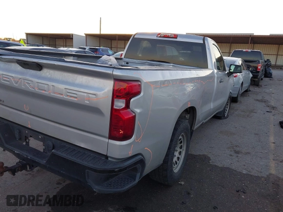 2021 Chevrolet Silverado 1500 Work Truck with VIN 3GCNWAEK0MG332803, listed as a IAAI auction lot 41258038 with 95,993 mi miles. Bid and sale history available at carsss.com. Image 4.