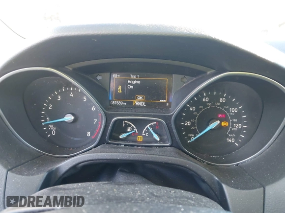 2017 Ford Focus SE with VIN 1FADP3F27HL321914, listed as a IAAI auction lot 40821776 with 87,689 mi miles and . Bid and sale history available at DreamBid. Image 7.