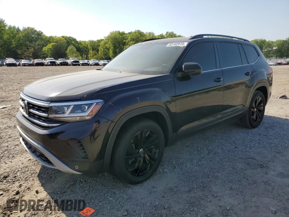 2021 Volkswagen Atlas SE z VIN 1V2JR2CA2MC555416, wystawiony jako Copart lot #53182915 z przebiegiem 96 268 mil mil oraz Szkoda całkowita • Salvage title. Historia ofert i sprzedaży dostępna na DreamBid. Obrazek 1.