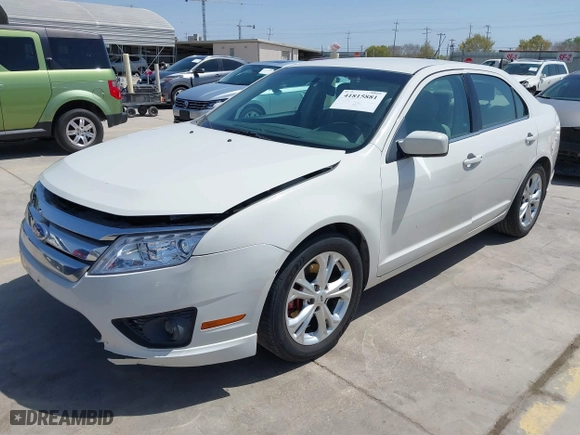 2012 Ford Fusion SE with VIN 3FAHP0HA8CR261558, listed as a IAAI auction lot 41815881 with 125,827 mi miles. Bid and sale history available at carsss.com. Image 19.